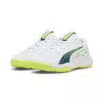 PUMA Handballschuh für Jugendliche, Weiß-Tropisch-Limette