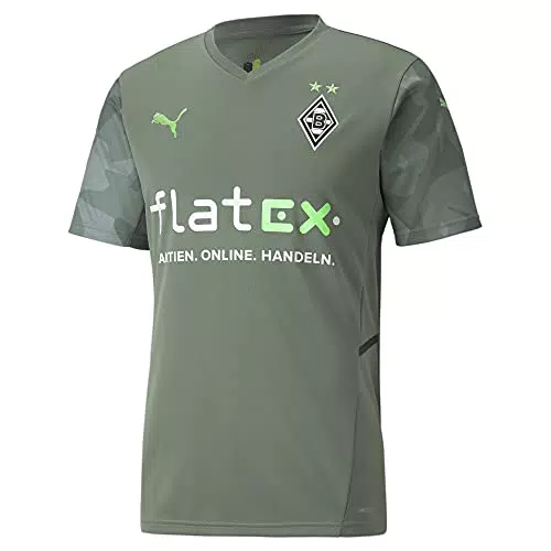 Puma - Borussia Monchengladbach Saison 2021/22 Home Spielausrüstung Grün Unisex