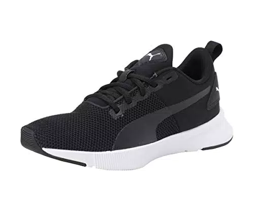 PUMA Flyer Runner Jr Sneaker, Black White 1