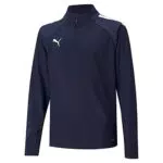 PUMA Baby Sweatshirt Unisex, Marineblau/Weiß