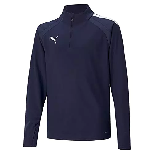 PUMA Baby Sweatshirt Unisex, Marineblau/Weiß