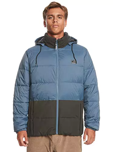 Quiksilver Herren Steppjacke Wolfs Shoulder - Blau