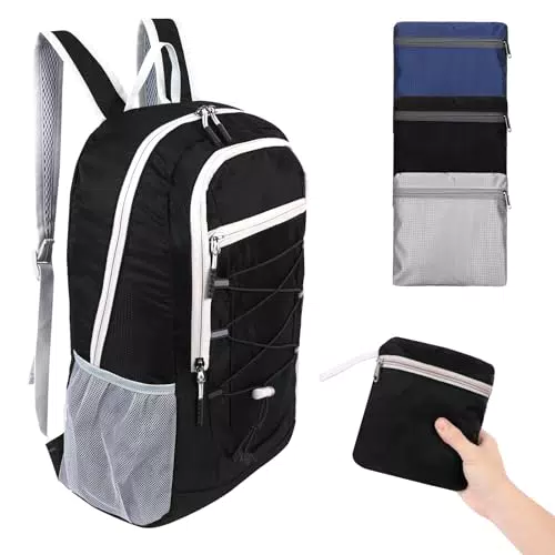 Faltbarer Rucksack Ultraleicht für Damen und Herren - Ideal zum Wandern und Reisen