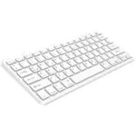 Kabellose Bluetooth Tastatur für iPad - Kompatibel mit iPad 10.2/9.7, iPad Pro 11/12.9, iPad Air, iPad Mini, iPhone - Für Windows, iOS, Android - Weiß