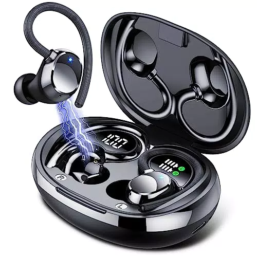 Bluetooth Kopfhörer Sport mit Bluetooth 5.3, 60 Std Spielzeit und IPX7 Wasserschutz