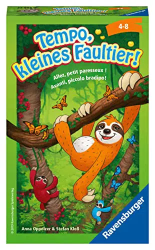 Ravensburger - Kleines Faultier Mitbringspiel für Kinder ab 4 Jahren