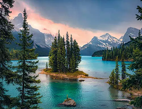 Ravensburger Puzzle Spirit Island Canada - Landschaftspuzzle mit Kanada-Motiv