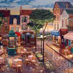 Ravensburger Puzzle - Gemaltes Paris für Erwachsene und Kinder ab 14 Jahren
