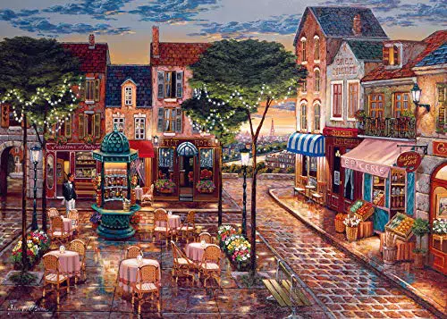 Ravensburger Puzzle - Gemaltes Paris für Erwachsene und Kinder ab 14 Jahren