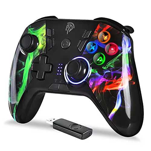 Wireless Gamepad für Windows 10/PS3/Android mit Turbo-Funktion und Vibration