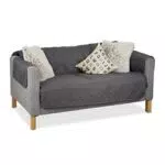 Sofaschoner von Relaxdays: Schützender Überwurf für 2-Sitzer Sofa und Couch