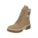 Rieker Damen X8621 Schnürstiefel, Beige
