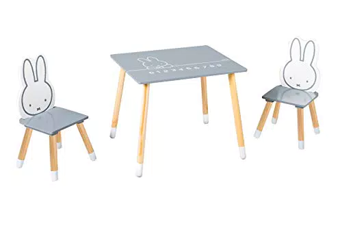 roba Kinder Krone', Kindermöbel Set aus 2 Kinderstühlen & 1 Tisch