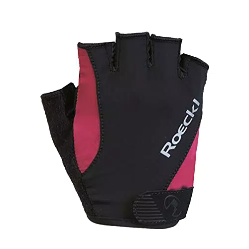 Roeckl Basel Fahrradhandschuhe kurz - Schwarz/Pink - 2022