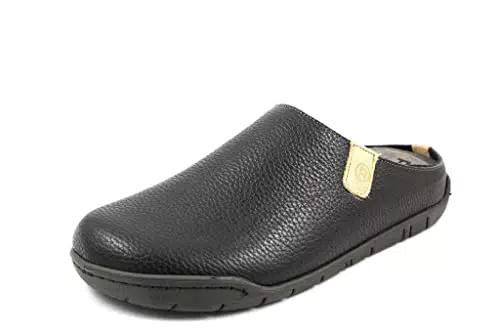 Rohde Herren Hausschuhe Pantoffeln Weite G - Modell 6656 - Schwarz