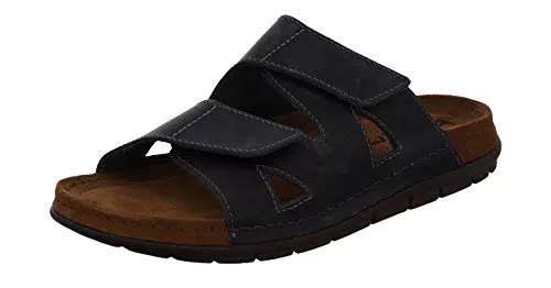 Rohde Herren Pantoletten Clogs Leder Rodigo-H 5914 - Grau