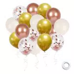 Konfetti-Latexballons für Party- und Hochzeitsdekorationen