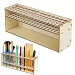 Pinselhalter aus Holz für Künstler - Pinsel Organizer & Aufbewahrung
