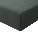 RUIKASI Spannbettlaken 180x200cm Mikrofaser Anthrazit - Bettlaken mit 30 cm Tiefe Tasche