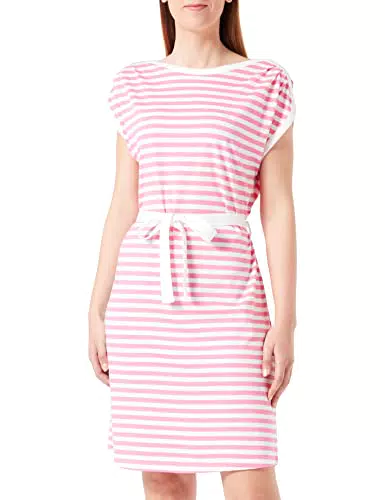 s.Oliver Damen Kleid kurz - Blau | Weiß