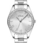 s.Oliver Damen Quarz Armbanduhr mit Edelstahlarmband