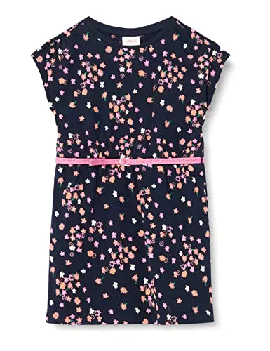 s.Oliver Junior Mädchen Kleid mit Stoffgürtel