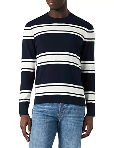 s.Oliver Herren Pullover, Langarm - Blau