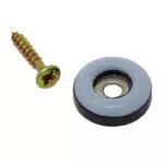 Teflongleiter für Möbel | 30mm Durchmesser | Mit Schraube | Ideal für Stühle, Tische, Couch und Bett