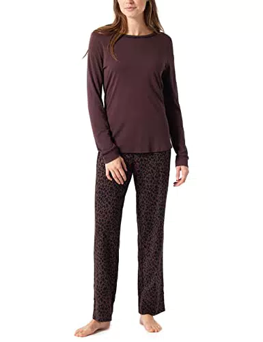 Schiesser Damen Schlafanzug Lang - Pyjamaset