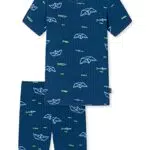 Schiesser Jungen Schlafanzug Set Pyjama Kurz - 100% Organic Bio Baumwolle - Größe 92 Bis 140 Pyjamaset
