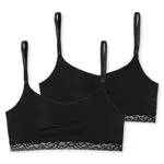Schiesser Mädchen Unterwäsche Bustier - Schwarz