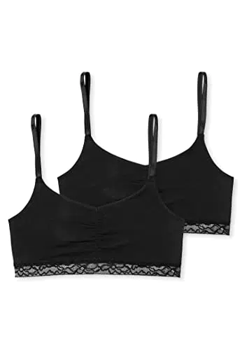 Schiesser Mädchen Unterwäsche Bustier - Schwarz