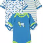 Schnizler Baby Body 1/4-Arm Schildkröte - Blau