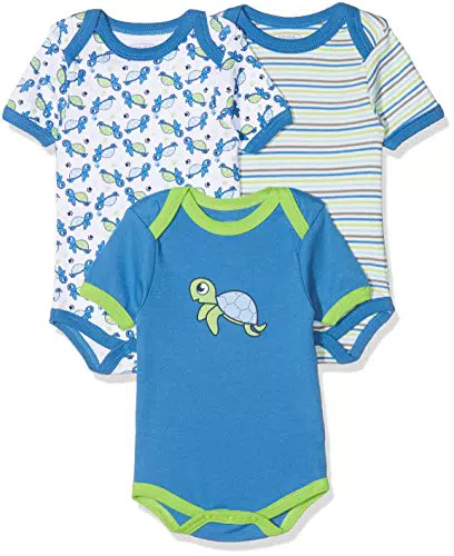 Schnizler Baby Body 1/4-Arm Schildkröte - Blau