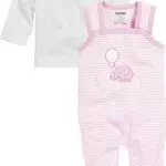 Schnizler Baby Strampler mit Elefantenmotiv - Unisex, Größe 68