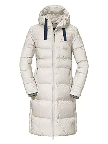 Schöffel Damen Daunenmantel Kenosha - Leichte Winter Wanderjacke mit Kapuze