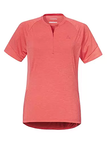 Schöffel Damen Funktionsshirt mit Taschen - Geruchshemmendes Radtrikot