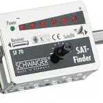 Satellitenfinder SCHWAIGER SF70 531 - Digitales Messgerät für optimale Satellitenpositionierung
