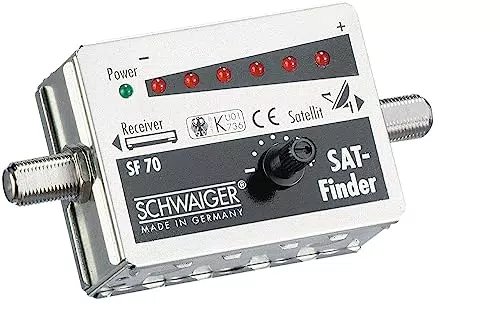 Satellitenfinder SCHWAIGER SF70 531 - Digitales Messgerät für optimale Satellitenpositionierung