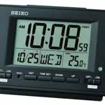 Seiko Wecker LCD in Schwarz - Modell QHL075K