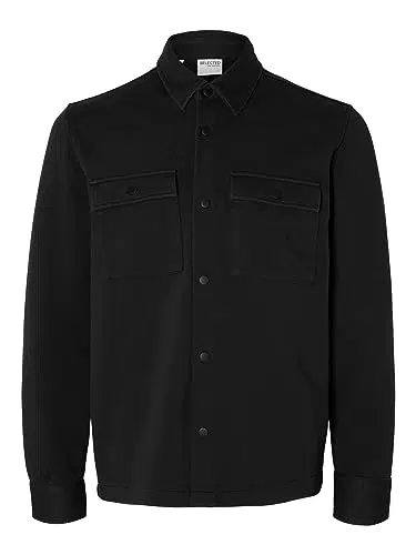 SELECTED HOMME Men's SLHJACKIE Sweat Jacket W NOOS Jacke