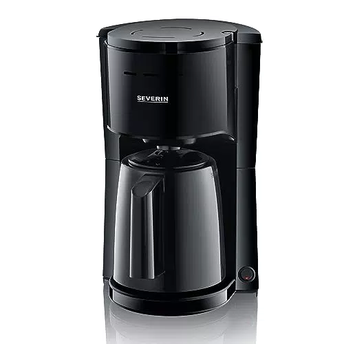 SEVERIN Filterkaffeemaschine mit Thermokanne - Kaffeemaschine für 8 Tassen