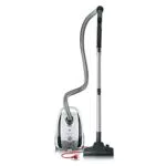 SEVERIN Staubsauger S'POWER snowlight - Kompakter Bodenstaubsauger für Teppich- und Hartböden, leise mit Beutel, 750 W