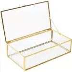 Schmuckschatulle aus Glas im Vintage-Stil für Wohnzimmer und Schlafzimmer