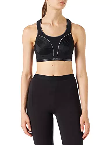 Sport-BH Shock Absorber Damen Ultimate Run - Schwarz