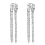 Ohrringe aus 925er Sterlingsilber mit Quasten - Hypoallergen und stilvoll