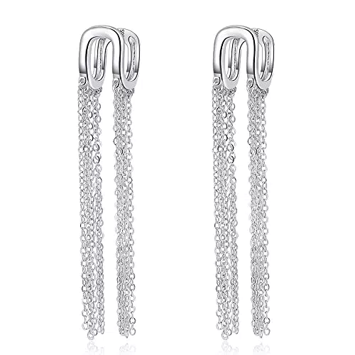 Ohrringe aus 925er Sterlingsilber mit Quasten - Hypoallergen und stilvoll
