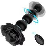Prostata Massagegerät für Männer - Silikon Analperlen & Butt Plug mit Vibrator