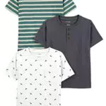 Carter's Baby Jungen Kurzarm T-Shirt 3er Pack