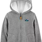 Carter's Jungen Fleecejacke mit Sherpa-Futter - Winterjacke für Kinder